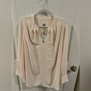 Anne Klein Cream Blouse